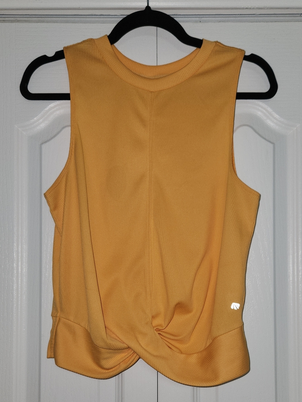 Women’s Twist-Front Sleeveless Top - Yellow